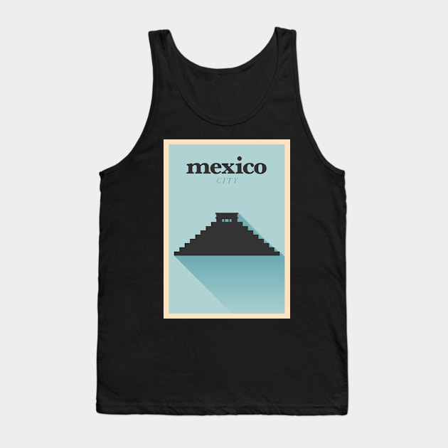 Mexico Poster Design Tank Top by kursatunsal